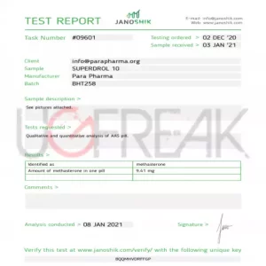 SUPERDROL 10 Para Pharma INTL | UGFREAKS: Steroids For Sale Online | Buy Steroids USA